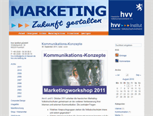 Tablet Screenshot of marketing.vhs-bildung.de
